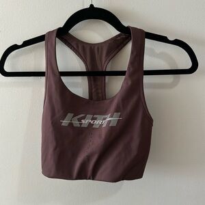 KITH SPORT BURGUNDY SPORTS BRA/TANK XS